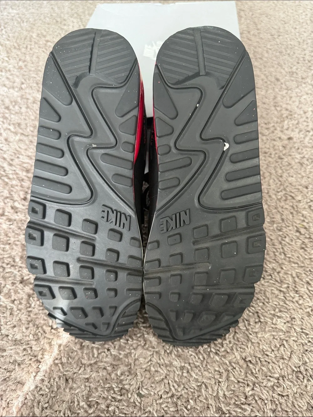 Nike Kids Air Max Sneakers - Red & Black